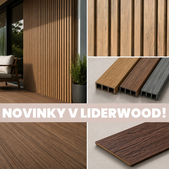 NOVINKY v Liderwood: Solid XL, Premium asymetrické fasádne lamely a dekoratívne profily