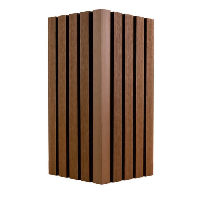 Listwa Kompozytowa Lamelowa typu F Premium Teak 36,5 x 49,5 mm – dł. 2,9 m