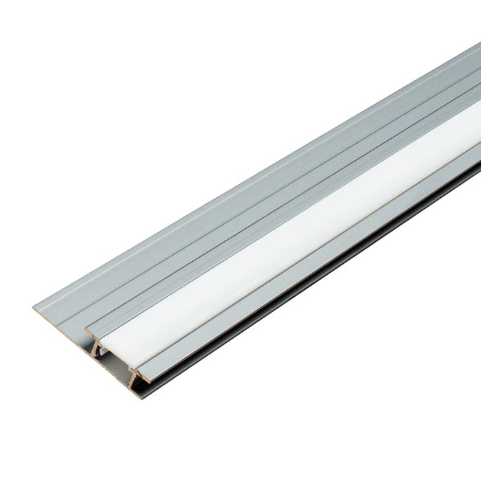 Hliníkový LED spojovací profil 4,5 mm pro nástěnné panely Tmavě Šedý Mat – 2,9 m Hliníkový LED spojovací profil 4,5 mm pro nástěnné panely Tmavě Šedý Mat – 2,9 m