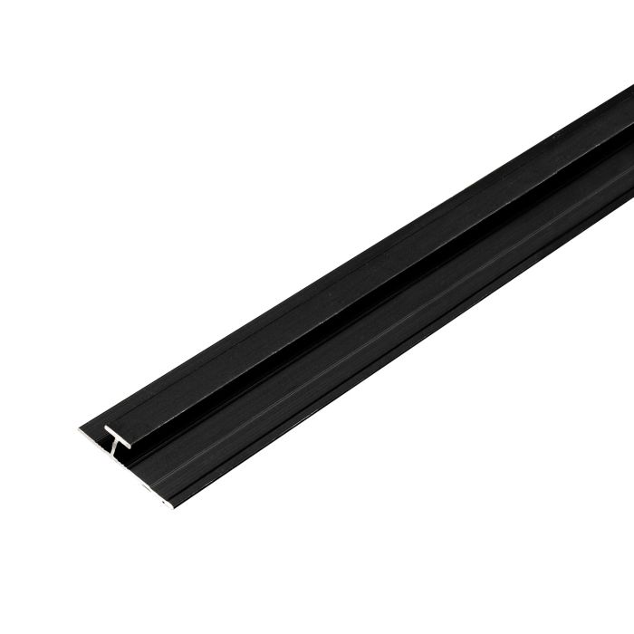 Hliníkový spojovací profil 4,5 mm pro nástěnné panely Černý Mat – 2,9 m
