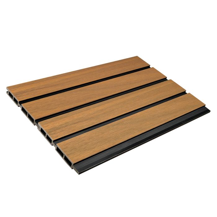 Lamelová plotová doska DUO Premium Amber / Čierny - 1,8 m