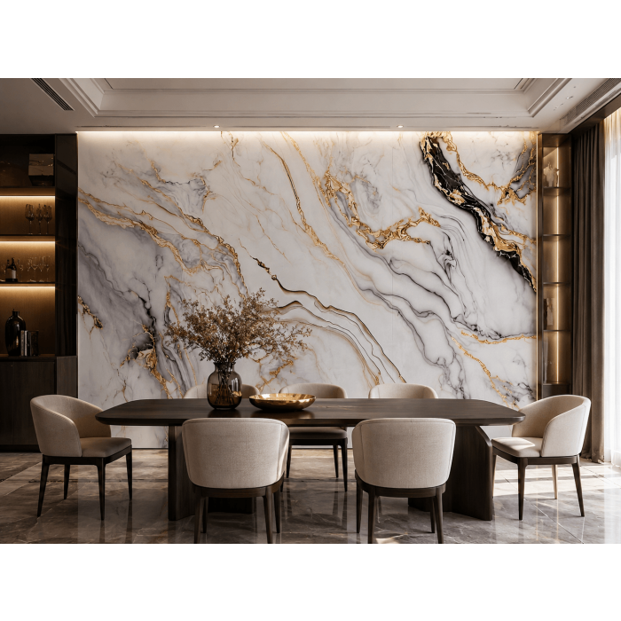 Panel stenový XXL Arabescato Zlatý Lesklý 120 x 280 cm 3 mm – sada 3 ks (ABC) Panel stenový XXL Arabescato Zlatý Lesklý 120 x 280 cm 3 mm – sada 3 ks (ABC)