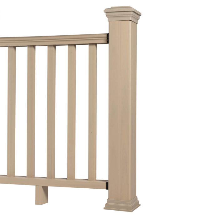 Balustrada kompozytowa Ecru 140 x 113 cm (1 słupek)