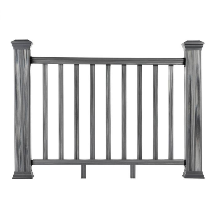 Balustrada kompozytowa Gray 157 x 113 cm (2 słupki)