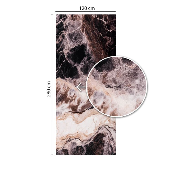 Panel stenový XXL Emperador Čierny Lesklý 120 x 280 cm 3 mm (A) Panel stenový XXL Emperador Čierny Lesklý 120 x 280 cm 3 mm (A)