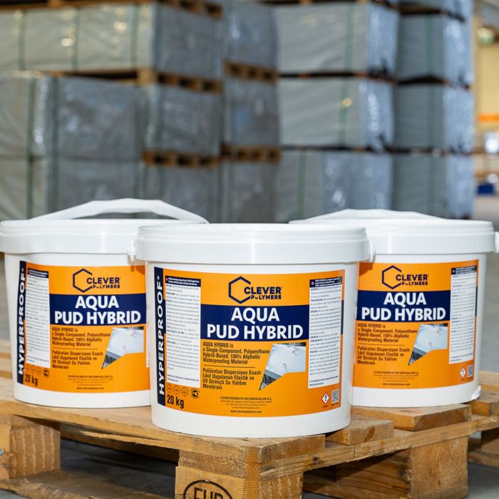 Jednozložková polyuretánová hydroizolácia CLEVER AQUA PUD HYBRID – 20 kg