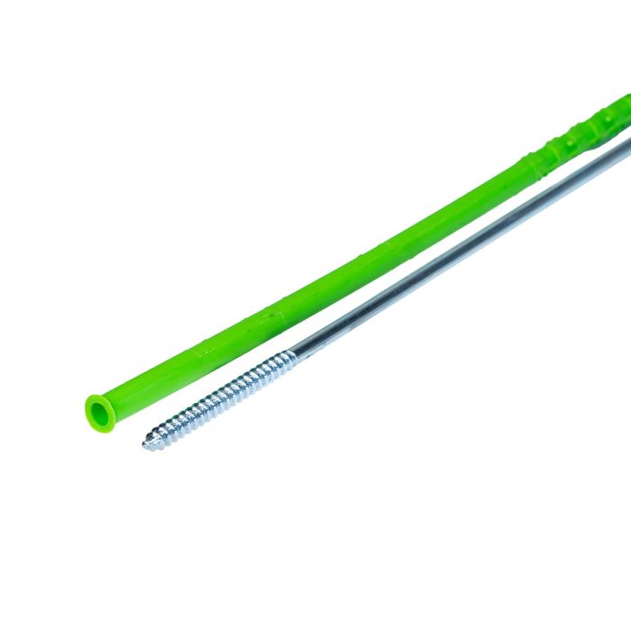 Rozperná rámová hmoždinka 10x300 mm + skrutka TORX s tanierovou hlavou – 50 ks