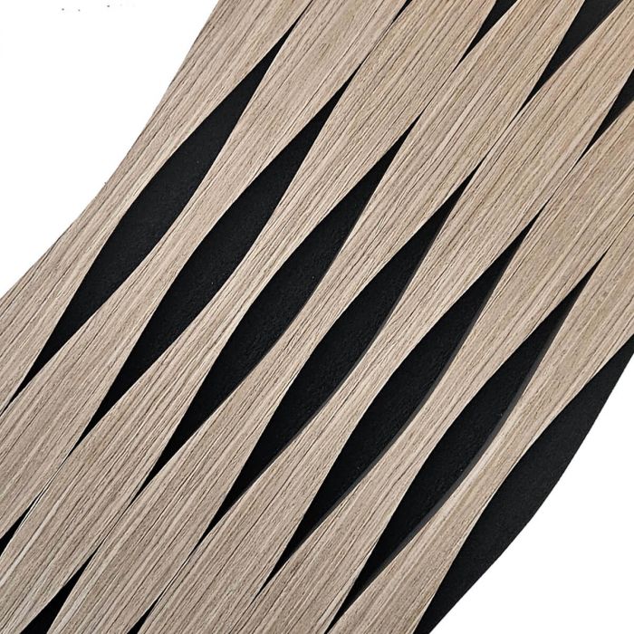 Lamele ścienne akustyczne na filcu V-Line Dąb Craft Fornir 2,1 x 30,5 cm – dł. 2,7 m Lamele ścienne akustyczne na filcu V-Line Dąb Craft Fornir 2,1 x 30,5 cm – dł. 2,7 m