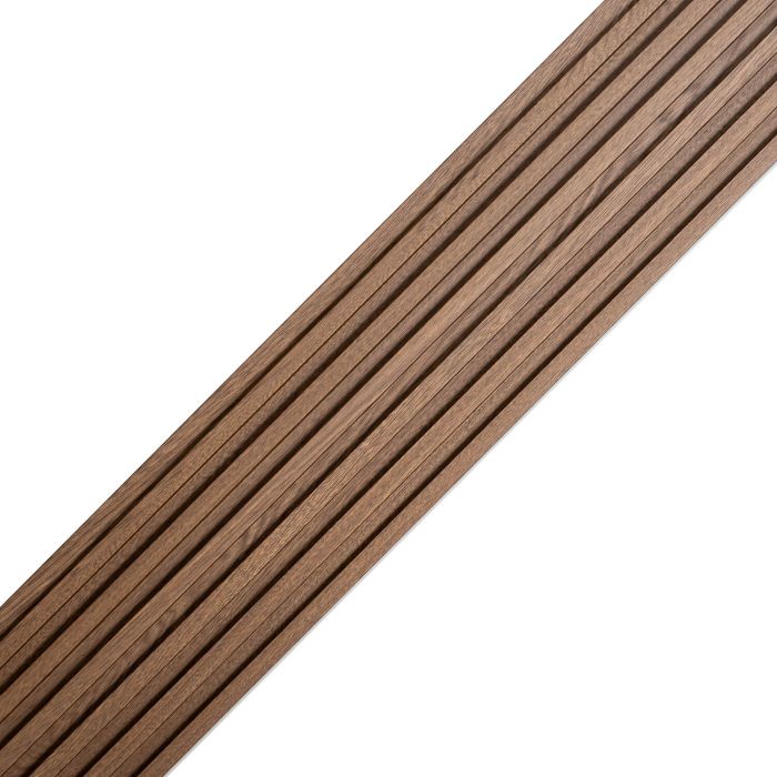 Lamely stenové SPC nízke Dub Tmavý 1,2 x 15,5 cm – 2,8 m