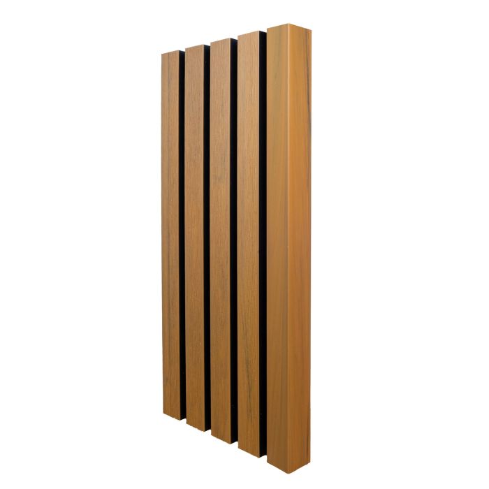 Lišta Lamelová typu F Premium Zlatý Dub / Čierny 36,5 x 49,5 mm – 2,9 m
