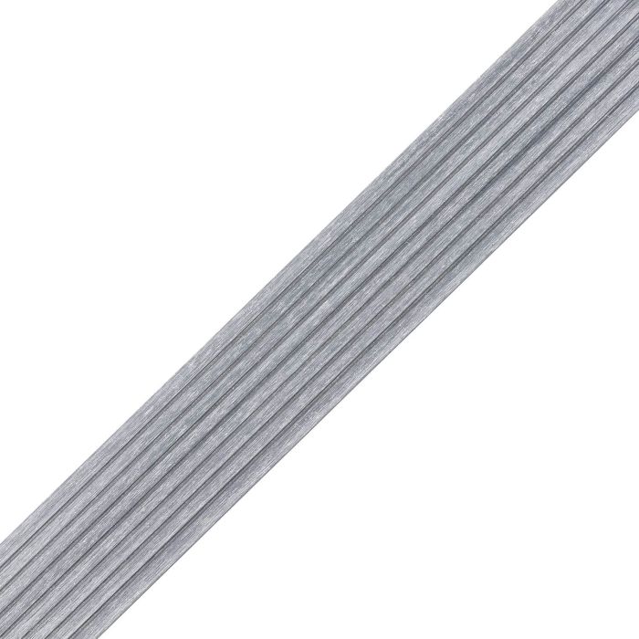 Plochá kompozitná lišta Premium Light Gray 70x10 mm – 2,9 m
