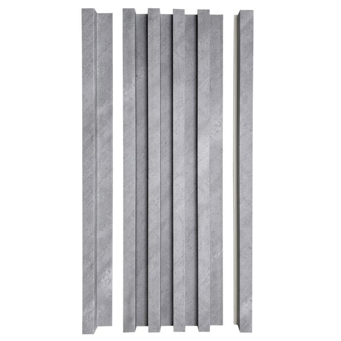 Listwa Lamelowa Zakończeniowa Szary Brokat 2,4 x 4,3 cm – dł. 2,7 m Listwa Lamelowa Zakończeniowa Szary Brokat 2,4 x 4,3 cm – dł. 2,7 m