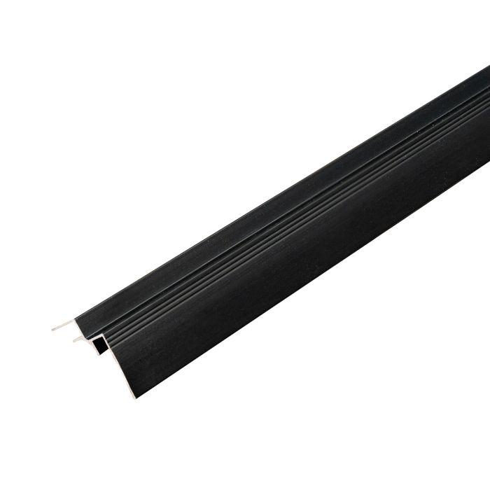 Hliníkový vnútorný rohový profil 3,5 mm pre stenové panely Čierny Mat – 2,9 m