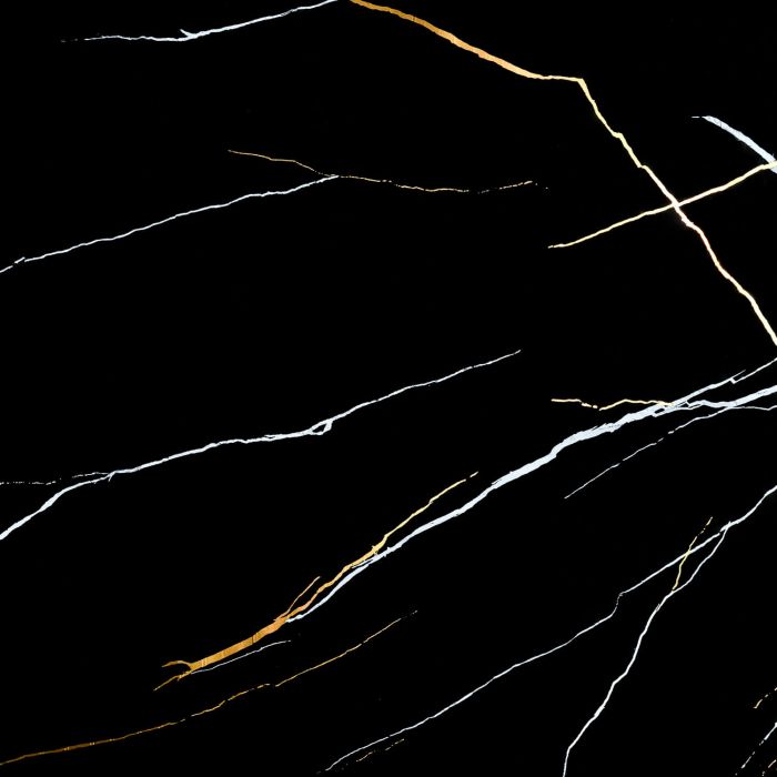 Panel stenový SPC Mramor Marquina Čierny Lesklý 120 x 280 cm  4 mm