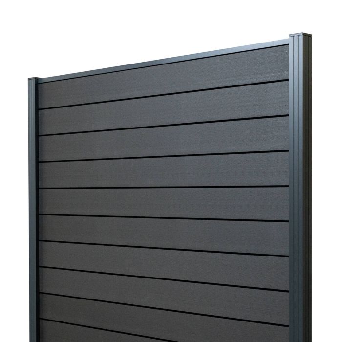 Kompozitný plotový panel Standard Antracit – 1 stĺpik Kompozitný plotový panel Standard Antracit – 1 stĺpik