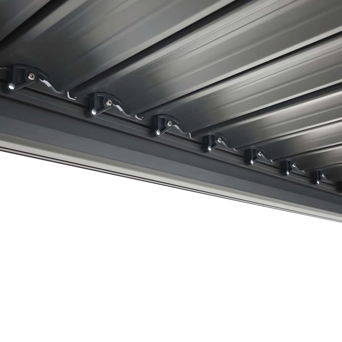 Hliníková záhradná pergola s nastaviteľnou strechou Antracit 3 x 4 m