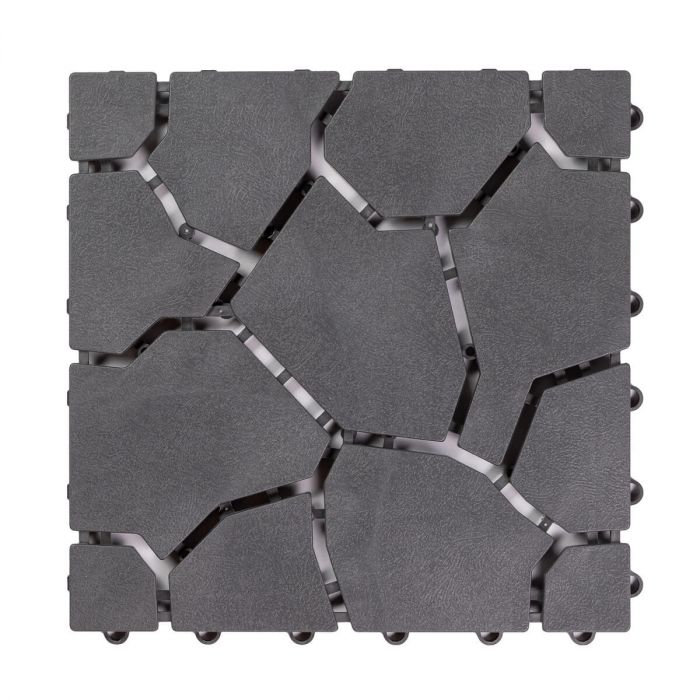 Płytka Ogrodowa Tarasowa Uni-Floor Kamień Szary 28 x 28 x 1,5 cm