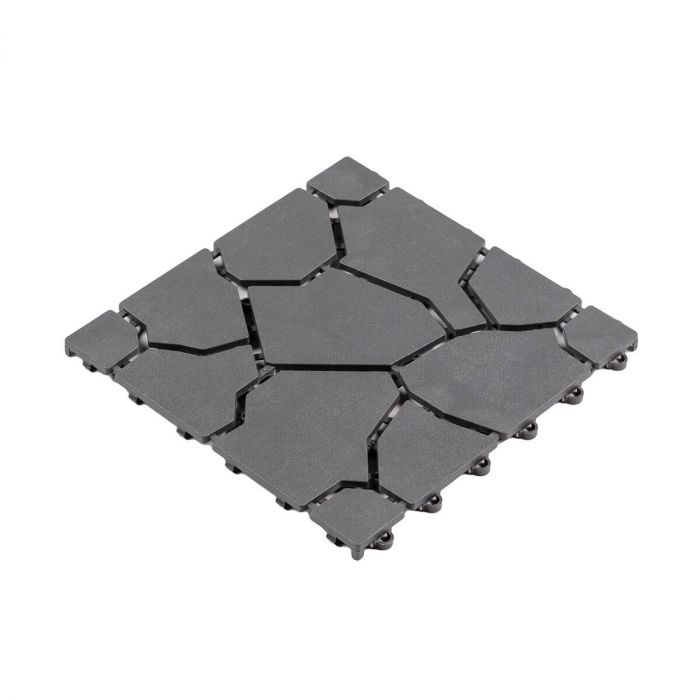 Płytka Ogrodowa Tarasowa Uni-Floor Kamień Szary 28 x 28 x 1,5 cm