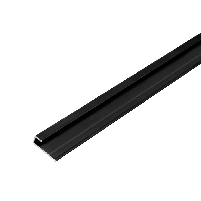 Hliníkový ukončovací profil 3,5 mm pre stenové panely Čierny Mat – 2,9 m Hliníkový ukončovací profil 3,5 mm pre stenové panely Čierny Mat – 2,9 m