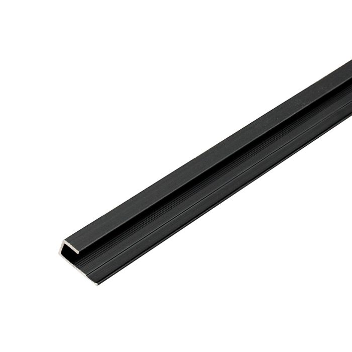 Hliníkový ukončovací profil 4,5 mm pre stenové panely Čierny Mat – 2,9 m Hliníkový ukončovací profil 4,5 mm pre stenové panely Čierny Mat – 2,9 m