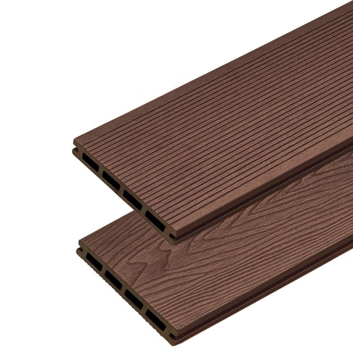 Deska Tarasowa Kompozytowa 3D Classic Ciemny Brąz – dł. 3 m Deska Tarasowa Kompozytowa 3D Classic Ciemny Brąz – dł. 3 m