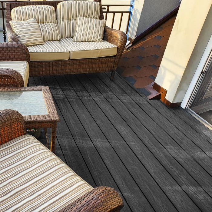 Deska Tarasowa Kompozytowa Premium Gray / Antracyt – dł. 3 m Deska Tarasowa Kompozytowa Premium Gray / Antracyt – dł. 3 m