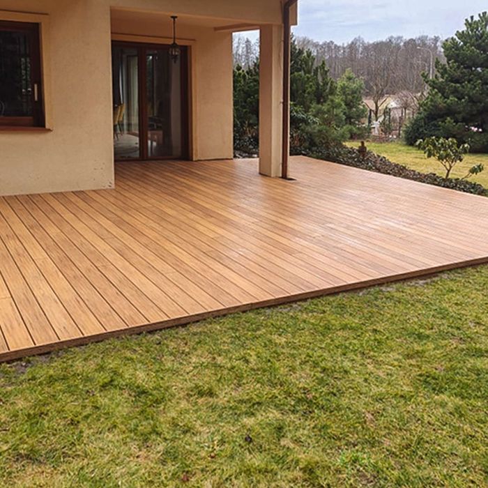 Deska Tarasowa Kompozytowa Premium Dąb Naturalny / Dąb Winchester – dł. 4 m