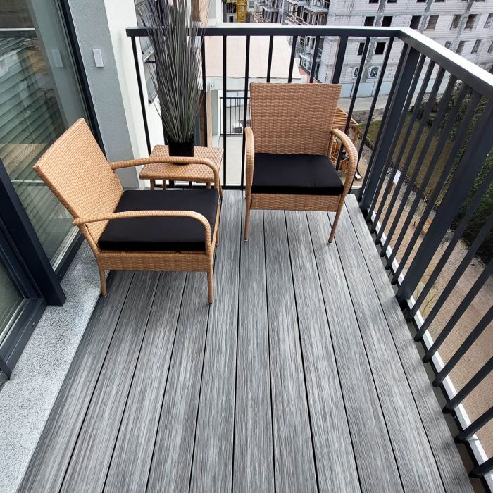 Deska Tarasowa Kompozytowa Premium Gray / Antracyt – dł. 3 m Deska Tarasowa Kompozytowa Premium Gray / Antracyt – dł. 3 m