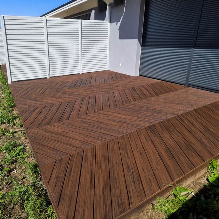 Deska Tarasowa Kompozytowa Premium Teak / Redwood - dł. 3 m Deska Tarasowa Kompozytowa Premium Teak / Redwood - dł. 3 m