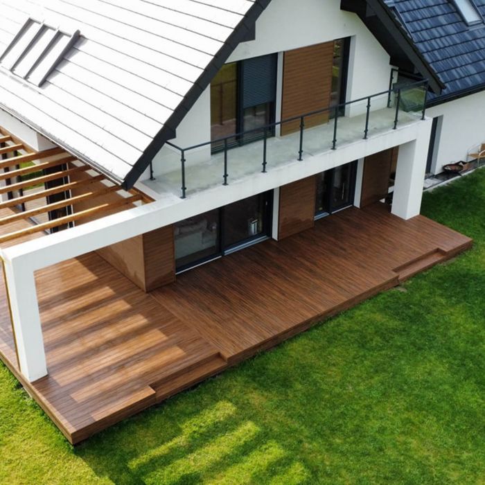 Deska Tarasowa Kompozytowa Premium Teak / Redwood - dł. 3 m Deska Tarasowa Kompozytowa Premium Teak / Redwood - dł. 3 m