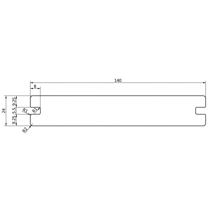 Terasová Doska Solid ASA Grey – 4 m