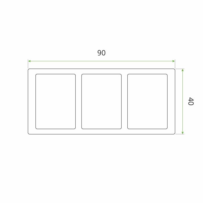 Kompozitný dekoratívny lamelový profil 9x4 cm Premium Dub Winchester – 2,8 m Kompozitný dekoratívny lamelový profil 9x4 cm Premium Dub Winchester – 2,8 m