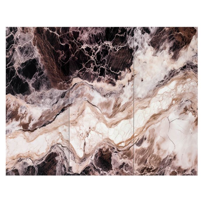 Panel stenový XXL Emperador Čierny Lesklý 120 x 280 cm 3 mm (C)