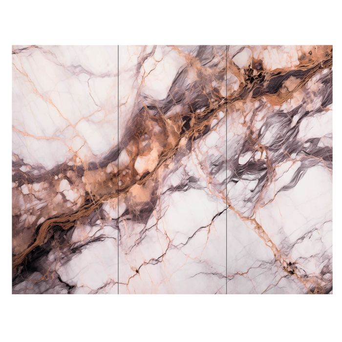 Panel stenový XXL Breccia Medený Lesklý 120 x 280 cm 3 mm (C)