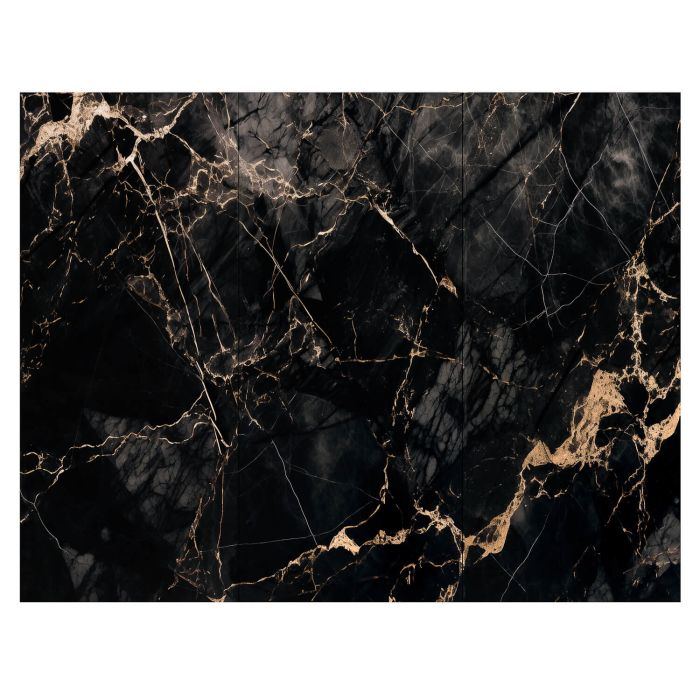 Panel stenový XXL Portoro Čierny Lesklý 120 x 280 cm 3 mm (B)