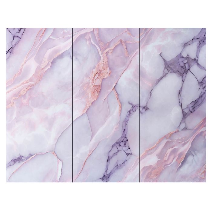 Panel stenový XXL Statuario Ružový Lesklý 120 x 280 cm 3 mm (A)