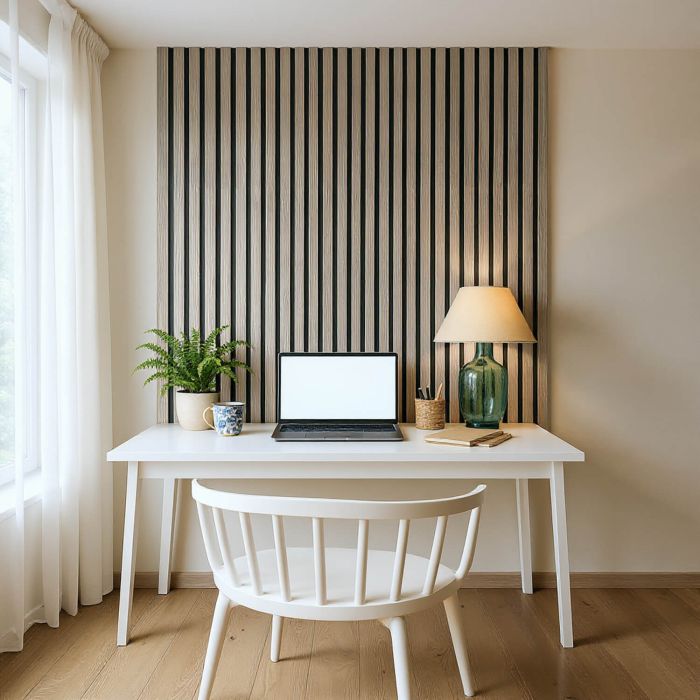 Lamele ścienne akustyczne na filcu Dąb Sonoma 2,1 x 30,5 cm – dł. 2,7 m Lamele ścienne akustyczne na filcu Dąb Sonoma 2,1 x 30,5 cm – dł. 2,7 m