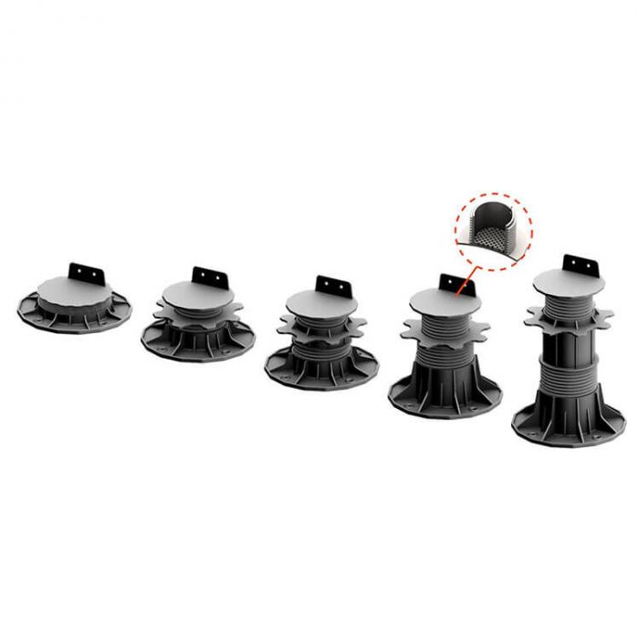 Wspornik Tarasowy Regulowany pod legar ETL 66-145 mm Wspornik Tarasowy Regulowany pod legar ETL 66-145 mm