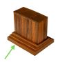 Upevňovací prvok pre dekoratívne profily Premium Teak 9 x 4 cm