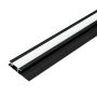 Hliníkový LED spojovací profil 4,5 mm pro nástěnné panely Černý Mat – 2,9 m