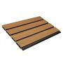 Lamelová plotová doska DUO Premium Amber / Čierny - 1,8 m