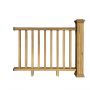 Balustrada kompozytowa Dąb Winchester 140 x 113 cm (1 słupek)