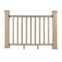 Balustrada kompozytowa Ecru 140 x 113 cm (1 słupek)
