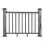 Balustrada kompozytowa Gray 157 x 113 cm (2 słupki)