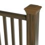 Balustrada kompozytowa Teak – 8 tralek – 140 x 113 cm (1 słupek)
