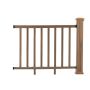 Balustrada kompozytowa Teak 157 x 113 cm (2 słupki)