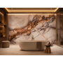 Panel stenový XXL Breccia Medený Lesklý 120 x 280 cm 3 mm – sada 3 ks (ABC)
