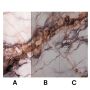 Panel stenový XXL Breccia Medený Lesklý 120 x 280 cm 3 mm (A)