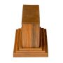 Krytka pre dekoratívne profily Premium Teak 9 x 4 cm