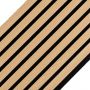 Lamele ścienne akustyczne na filcu Dąb Jasny 2 x 32 cm – dł. 2,7 m